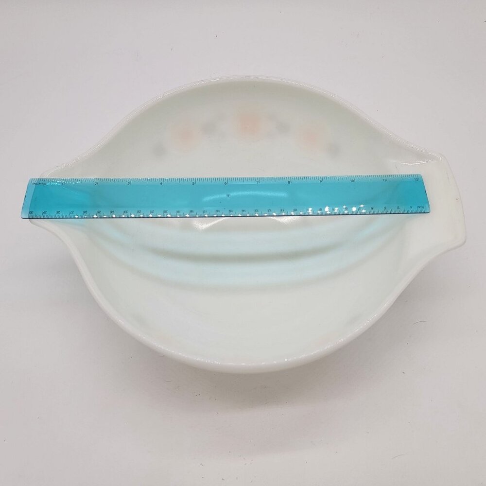 Vintage Pyrex 1963-67 Town & Country Cinderella 444 4qt Mixing Bowl Orange Brown - Picture 4 of 4